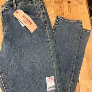 High rise skinny Levi jeans
